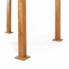 Brady - 10 X 10 Ft. Square Pergola - Teak - Image 5