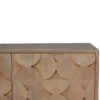 Hourglass Carved Cabinet - Marble - Image 8