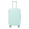 Set 3 Pieces 20" / 24" / 28" Abs Spinner Wheel Luggage, Matching Color, With Combination Lock - Mint Green - Image 25