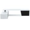 Modern, Minimalist Rectangle Extendable TV Stand, TV Cabinet With 2 Drawers And 1 Cabinet For Living Room, Up To 100" - White - Image 16