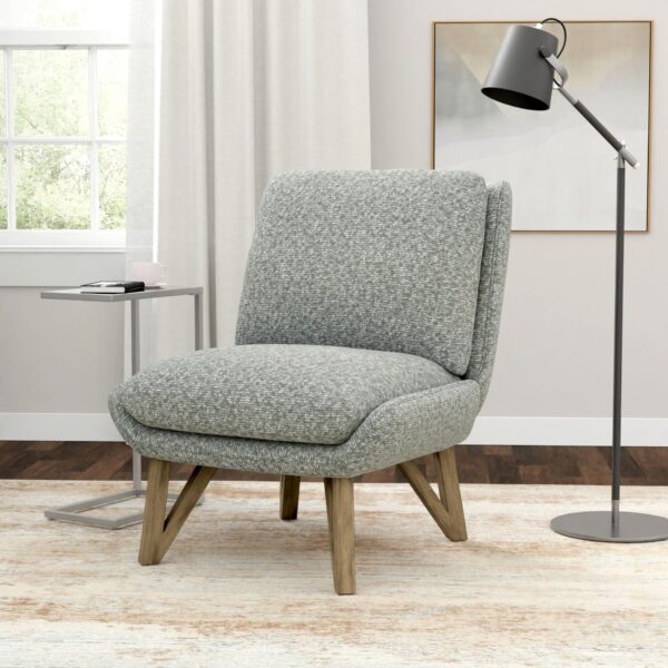 Emerse - Armless Accent Chair - Gray