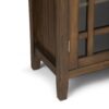Bedford - Medium Storage Cabinet - Rustic Natural Aged Brown - Image 6