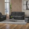 Ferrar - Reclining Console Loveseat - Gray - Image 6