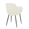 Boyne - Contemporary Chair (Set of 2) - Black / Cream - Image 4