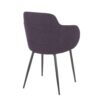Boyne - Contemporary Chair (Set of 2) - Black / Purple - Image 4