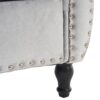 Velvet Multifunctional Storage Rectangular Ottoman Bench With Pillow - Gray - Image 11
