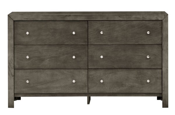 Elegant Transitional Dresser - Gray