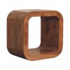 Darcy - Round Nightstand - Brown - Image 2