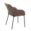 Daniella - Contemporary Dining Chair (Set of 2) - Black / Espresso - Image 4