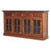 Large Glazed Sideboard - Chestnut - Image 3