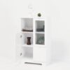Modern Painted Cabinet With Glass Doors And Drawer - White - Image 21