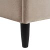 Aspen - King Vertical Tufted Headboard Platform Bed Set - Mink Beige - Image 8