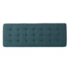 Vibratory - Button Tufted Upholstered Ottoman With Splayed Wooden Legs - Teal / Natural - Image 7