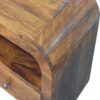 Darcy - Nightstand With Drawer And Open Shelf - Brown - Image 4