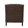Dunham - Contemporary Fabric Tufted Oversized Pushback Recliner - Brown - Image 8