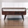 Curved Media Unit - Walnut - Image 10