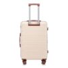 Set 3 Pieces 20" / 24" / 28" Abs Spinner Wheel Luggage, Matching Color, With Combination Lock - Beige - Image 22