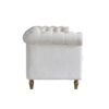 Chesterfield - Velvet Sofa 84.65" For Living Room - Beige - Image 7