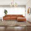 Ella - L-Shaped Right Sectional Couch - Cognac - Image 3