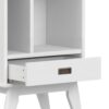 Draper - Mid Century Bookcase And Storage Unit - White - Image 9