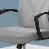 Office Chair, Adjustable Height, Swivel, Ergonomic, Armrests, Contemporary & Modern - Gray - Image 3