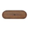 Wall Mounted Round Bedside Table - Chestnut - Image 11