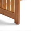Acacia Wood Outdoor Coffee Table, Rectangular Patio Coffee Table For Outside - Brown Patina - Image 9