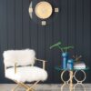 Round Moving Gear Roman Numeral Clock - Multicolor - Image 3