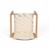 Belfast - Dining Chair (Set of 2) With Frame And Textile For Outdoor Use - Teak / Beige - Image 13