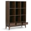 Harper - Cube Storage With Drawers - Walnut Brown - Image 2