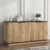 Multi Functional Sideboard, An Ideal Choice For TV And Tableware Storage In Modern Homes - Black - Image 2