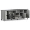 Amherst - Wide TV Media Stand - Fog Gray - Image 3