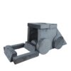 14 Pieces Kids Sofa Modular Play Couch Child Sectional Sofa To Boost Creativity Boys And Girls Diy Creating Playroom Couch Furniture For Toddlers Convertible Foam And Floor Cushion - Gray - Image 13