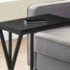 Accent Table, C - Shaped, Contemporary And Modern - Black - Image 7