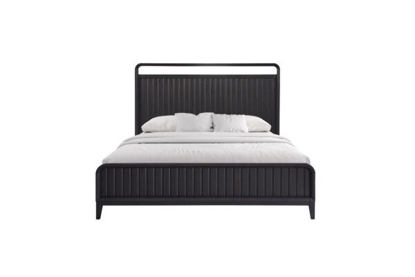 King Open Panel Bed - Black