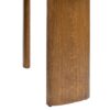 Melvin - Modern Oak Oblong Oval Console Desk - Cafe Brown Oak - Image 7