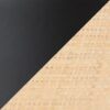Cylinder - Rattan Contemporary Rattan Table Lamp - Black / Natural - Image 5