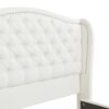 Marcella - Queen Upholstered Shelter Headboard Bed Set - Antique White - Image 6