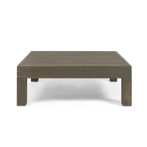 Oana - Right Corner Bench And Coffee Table - Dark Gray