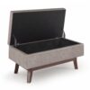 Owen - Small Rectangular Storage Ottoman - Distressed Gray Taupe - Image 3