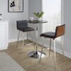 Adjustable Contemporary Bar Table - Brown - Image 4