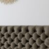 Annecy - Contemporary Upholstered Full / Queen Fabric Headboard - Gray - Image 4