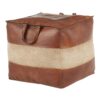 Cobbler - Industrial Pouf - Brown / Tan - Image 3