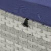 Outdoor Sofa Pe Rattan Furniture Deck Chair - Gray - Image 10