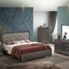 Queen Bed Transitional - Black - Image 5