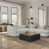 Channel - Cocktail Table With Casters - Black - Image 6
