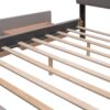 Queen Size Upholstered Platform Bed With 2 Drawers And 1 Twin Long Trundle - Light Gray - Image 15