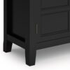 Burlington - Low Storage Cabinet - Black - Image 8