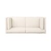 3 Seater Fabric Sofa, With Birch Legs, Study And Living Room - Beige - Image 7