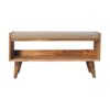 Nordic Style Storage Bench - Oak - Image 2